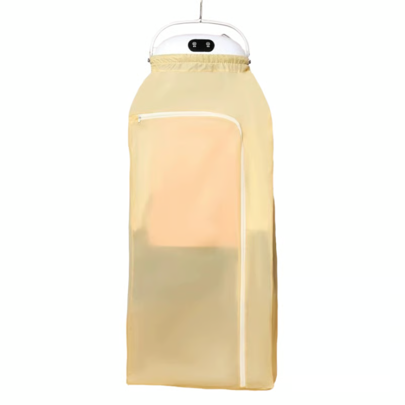 Автоматична електросушарка 1000 Вт вертикальна для одягу з чохлом і таймером HB-006 White