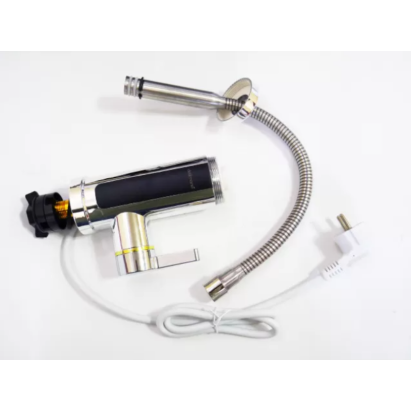 Гнучкий електричний проточний водонагрівач / Цифровий міні-бойлер кран з LCD екраном (RX-011-1) Гнучкий електричний проточний водонагрівач / Цифровий міні-бойлер кран з LCD екраном (RX-011-1)