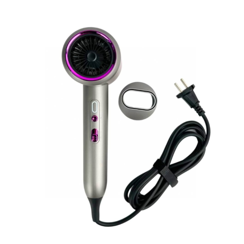 Фен електричний 2400Вт з насадкою Концентратор для волосся MAGIO MG-168 Gray Pink