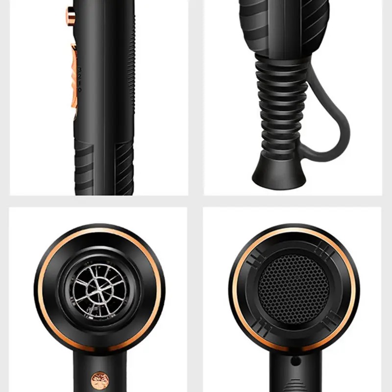 Фен-стайлер професійний 4 режими та 3 швидкості з насадкою дифузор Kemei KM-8896 4000Вт Black