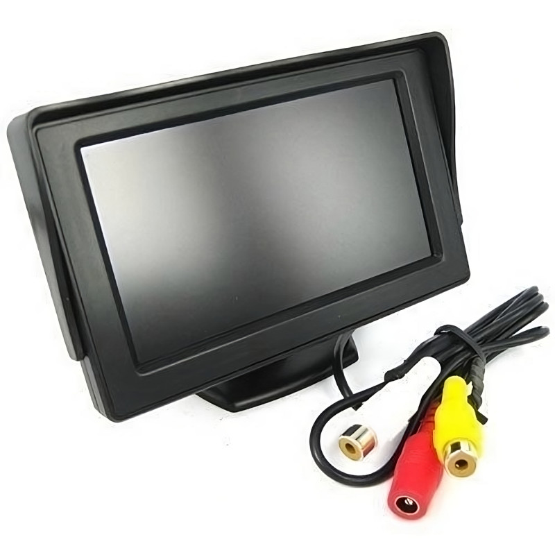 Автомобільний монітор для камери заднього огляду Terra Color TFT 4.3" 320*240 Black