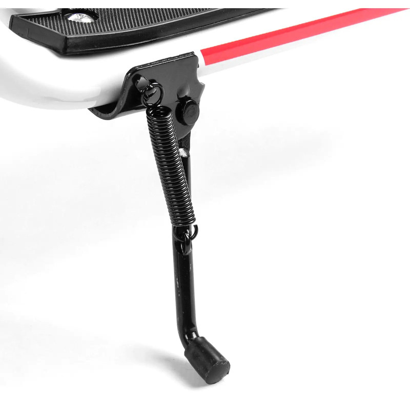 Самокат міський двоколісний з великими надувними колесами 12" для дітей від 3 років Corso JT 28822 Білий/Чорний/Помаранчевий