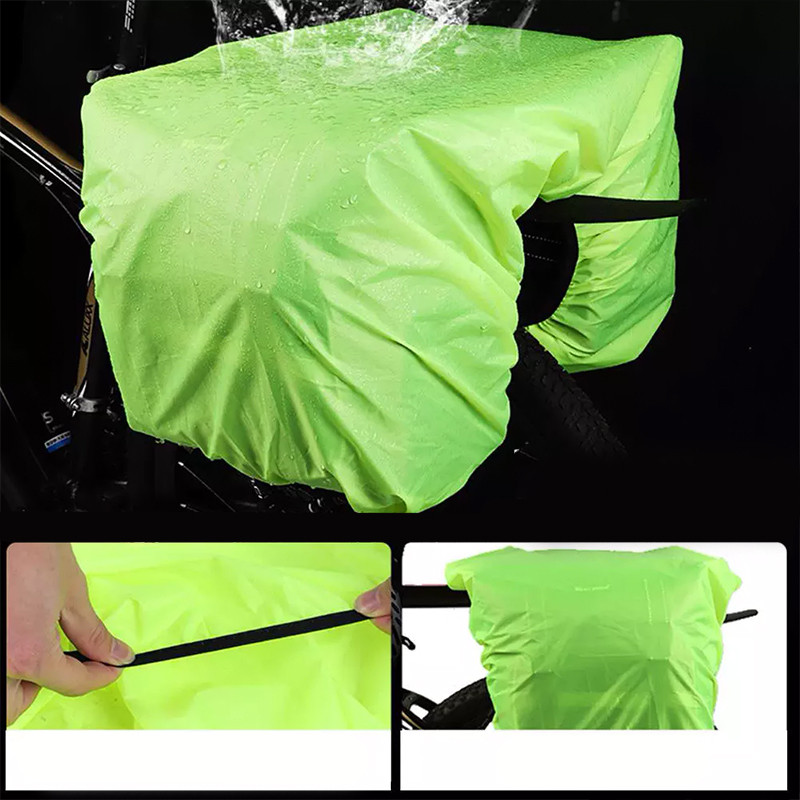 Сумка велосипедна 30л. на багажник з дощовиком West Biking PRO 1230 Black