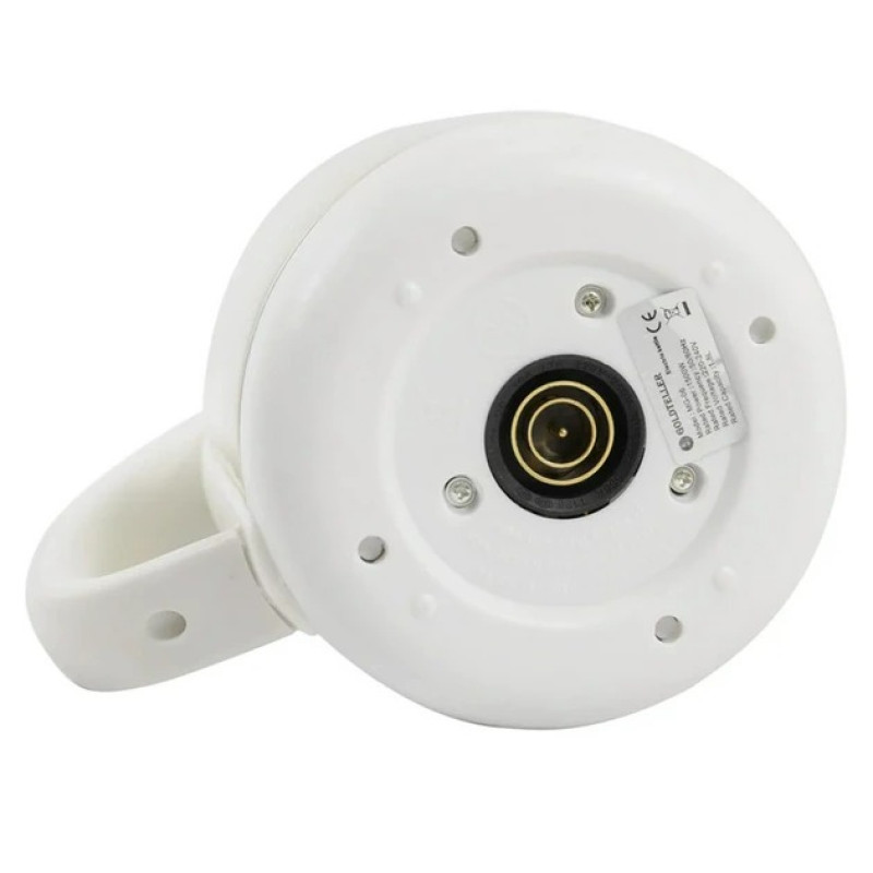 Електричний скляний чайник з підсвічуванням Goldteller MG-06 1.8л 1500Вт 220В 50Гц Білий