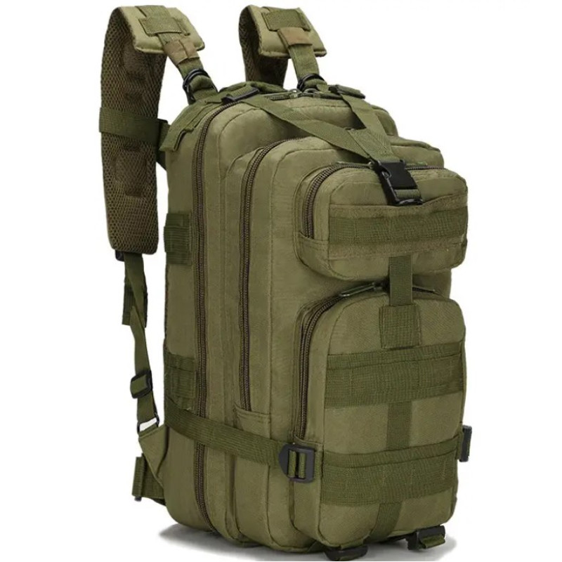 Туристичний рюкзак на 25л матеріал Оксфорд система Molle 45х24х22см Khaki