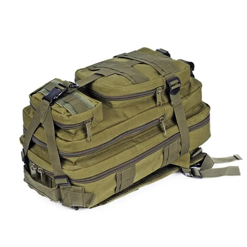 Туристичний рюкзак на 25л матеріал Оксфорд система Molle 45х24х22см Khaki