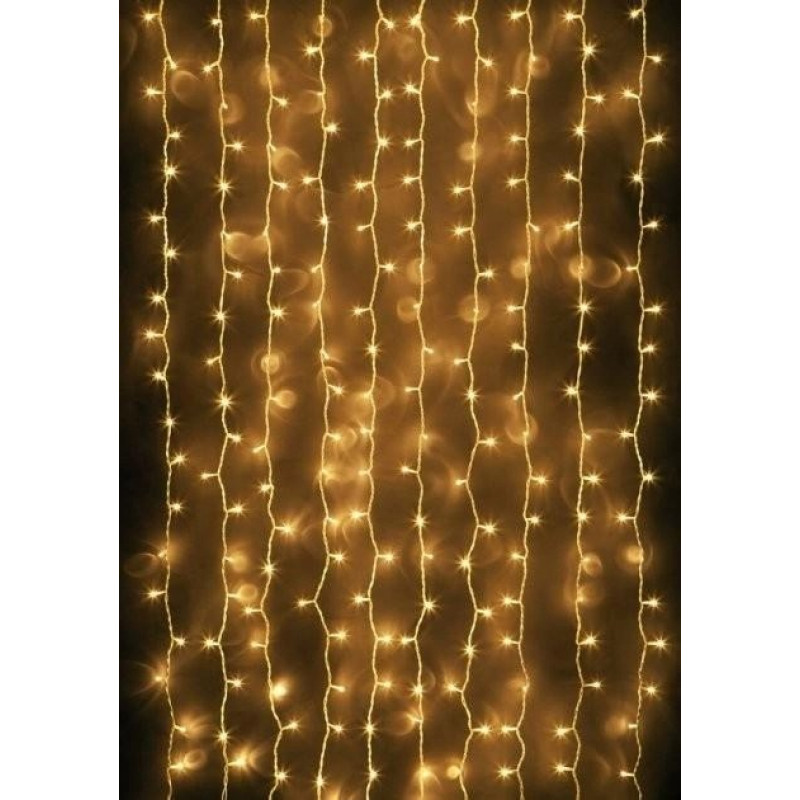 Світлодіодна гірлянда штора водоспад 240LED 2×2м колір ламп-теплий UKC RD-083 White Світлодіодна гірлянда штора водоспад 240LED 2×2м колір ламп-теплий UKC RD-083 White