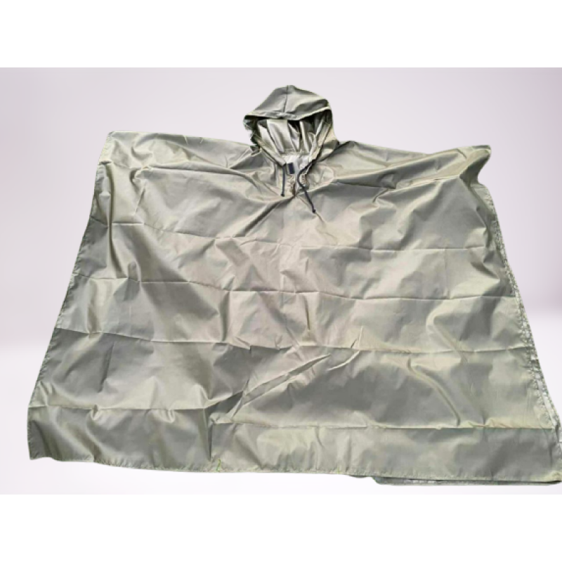 Тактичний дощовик Пончо Raincoat водонепроникний плащ One Size (Olive) накидка від дощу