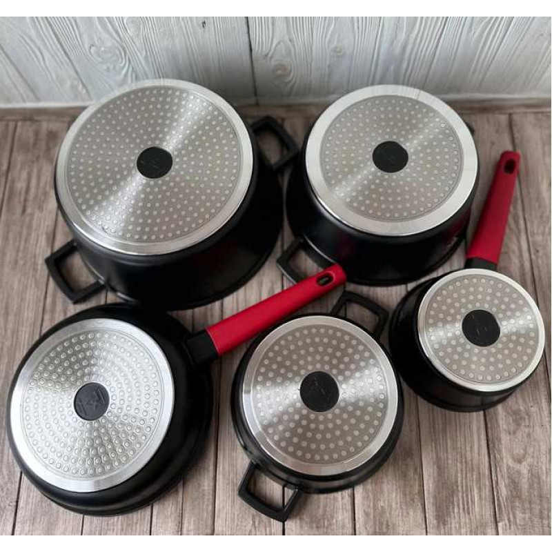 Кований набір посуду з мармуровим покриттям на 16 предметів Top Kitchen (TK00019)