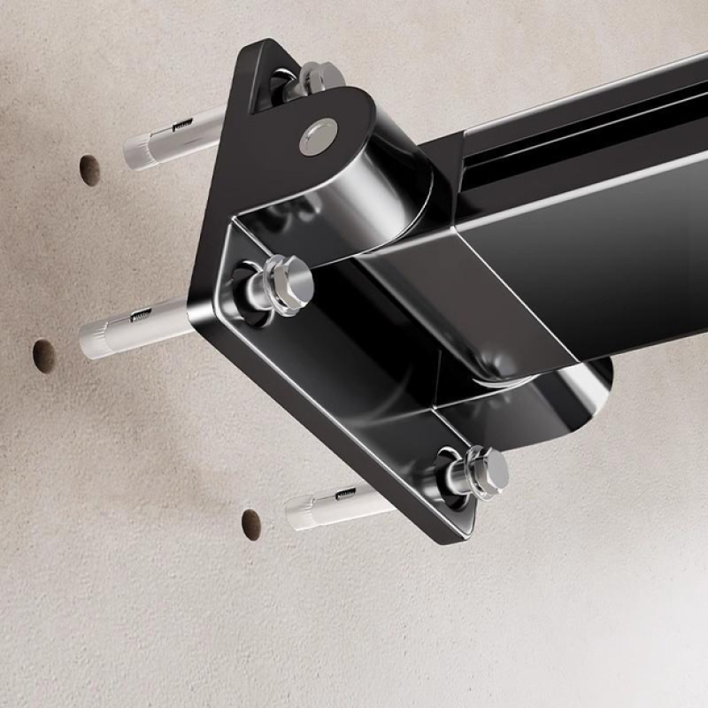 Розкладна настінна вішалка-сушарка Easy Dry 66x23х10х6.5см LS-7829 Black Розкладна настінна вішалка-сушарка Easy Dry 66x23х10х6.5см LS-7829 Black