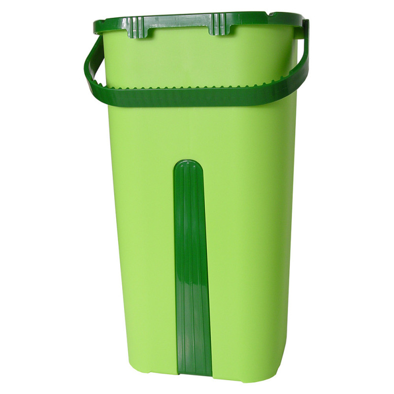 Швабра з відром 5л з віджимом телескопічна ручка Stenson MH-3554 Green (ST1093)