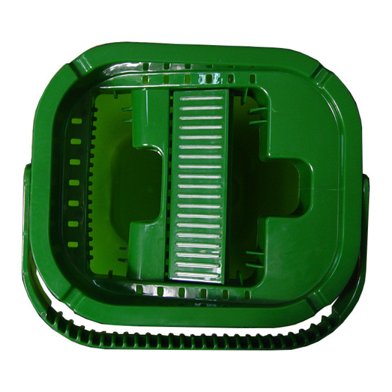 Швабра з відром 5л з віджимом телескопічна ручка Stenson MH-3554 Green (ST1093)