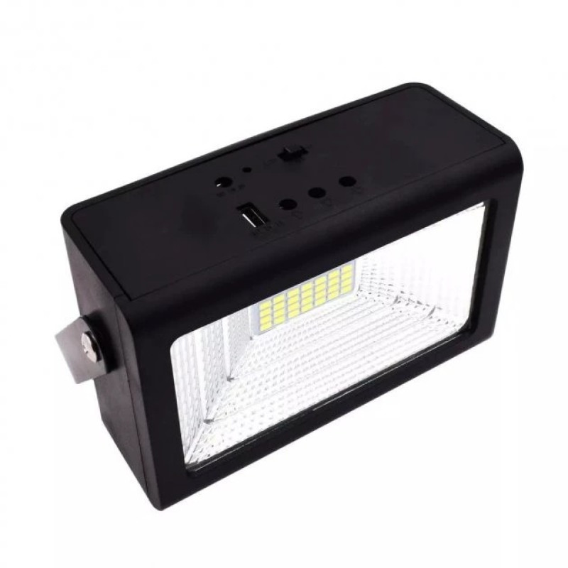 LED ліхтар із сонячною панеллю, функцією повербанку та 3 лампочками CcLamp CL-03 Чорний