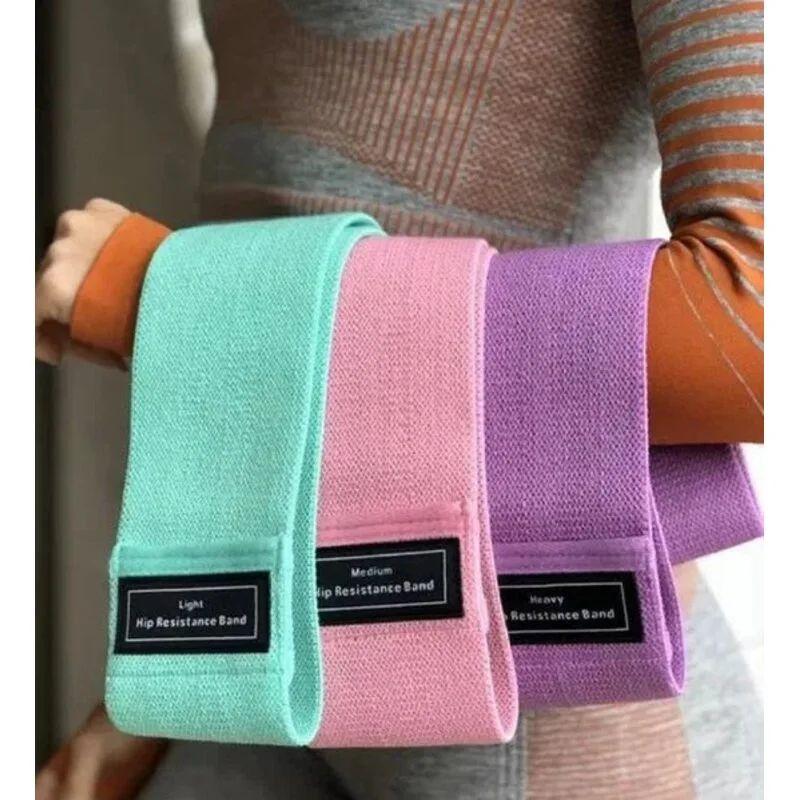 Резинки для фітнесу та спорту 3 шт стрічка еспандер для заняття WOW LT-003