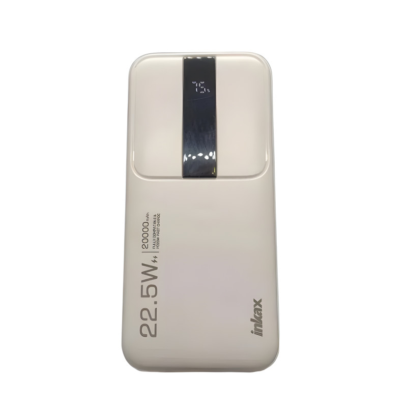 Універсальний Power Bank 20000mAh QC3.0 22.5W Led дисплей Inkax PBQ-09 White Універсальний Power Bank 20000mAh QC3.0 22.5W Led дисплей Inkax PBQ-09 White