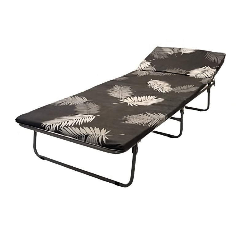 Розкладачка з матрацом та металевим каркасом Freed Camp (FC12991) Brown