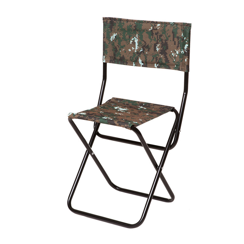 Стілець розкладний Fisherman Eco туристичний зі спинкою для риболовлі та пікніка Camouflage