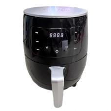 Електрична аерофрітюрниця безмасляна мультипіч з дисплеєм 6л 2400Вт Silver Crest S-18 Black/Silver
