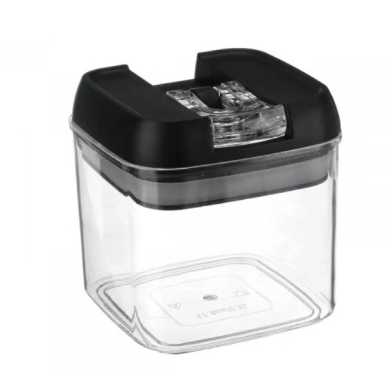 Набір контейнерів для продуктів із 7 предметів Black/Transparent