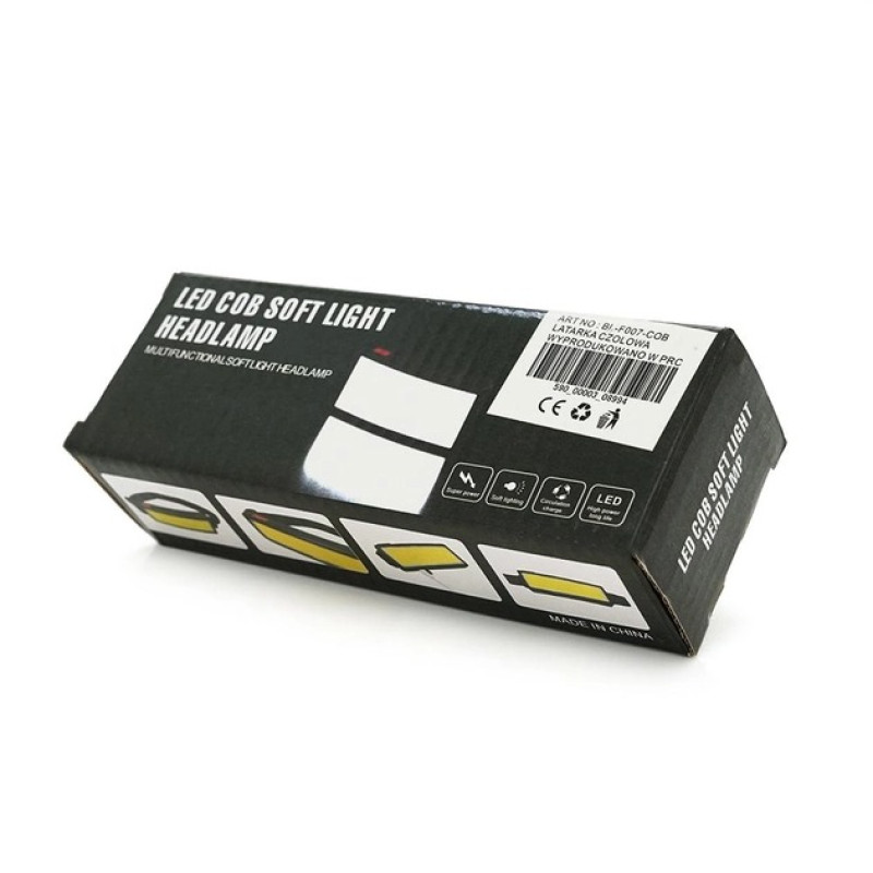 Налобний LED ліхтар розсіює для СТО з акумулятором та 3 режими роботи, зарядка від USB Bailong BL-F007-COB Black Налобний LED ліхтар розсіює для СТО з акумулятором та 3 режими роботи, зарядка від USB Bailong BL-F007-COB Black