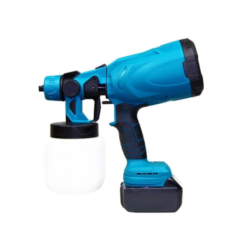 Електрокраскопульт Paint Light ST-1209 Регулювання ширини струменя резервуар 0.8 л. 3 форсунки Black/Blue