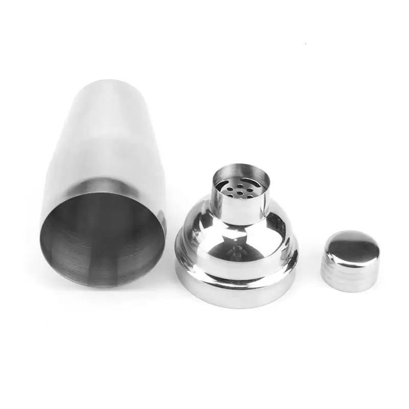 Набір для бару з 12 предметів для приготування коктейлів із нержавіючої сталі на дерев'яній підставці Youchen MC-X16 Silver