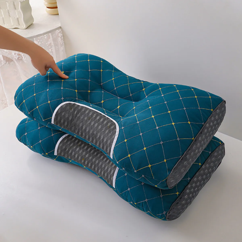 Ортопедична подушка 70х45см для сну з анатомічною підтримкою шиї та голови Pillow Libre 02 Blue Ортопедична подушка 70х45см для сну з анатомічною підтримкою шиї та голови Pillow Libre 02 Blue