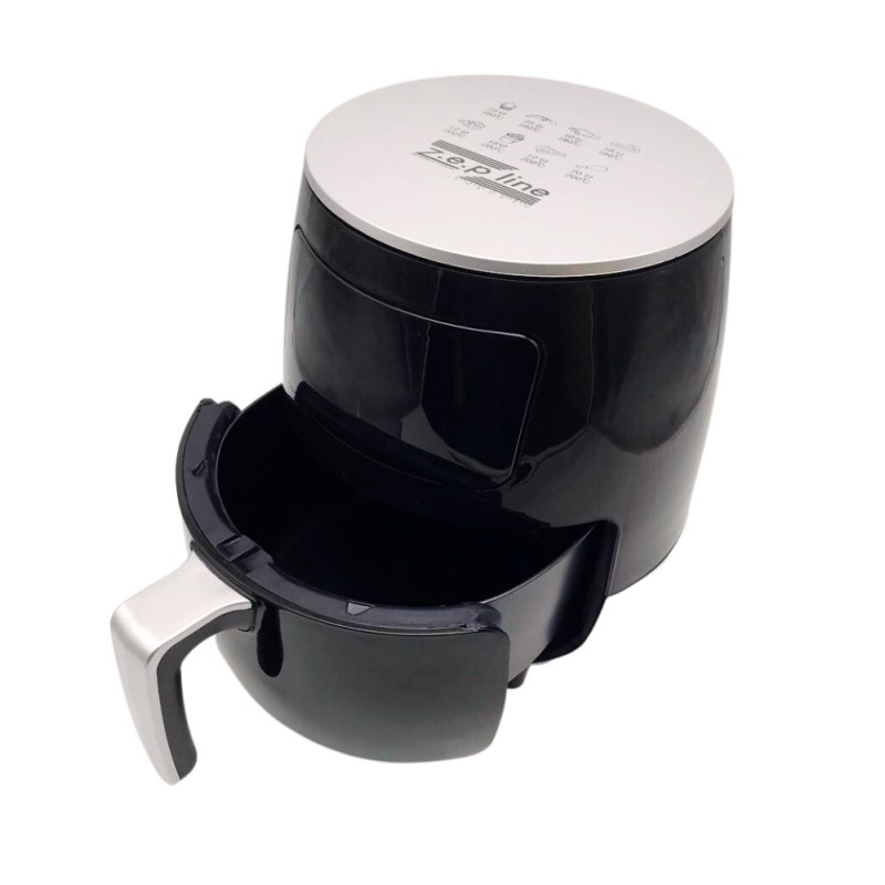 Электрическая аэрофритюрница безмасляная мультипечь с LCD дисплеем Zepline ZP-085 6л 3000 Вт Black