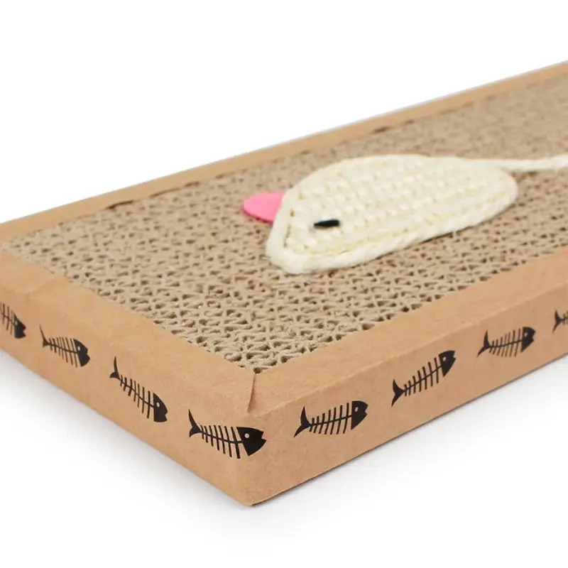 Кігтеточка для кота Пряма для дрібних та середніх порід 37*12*2 см Taotaopets 042222 Brown