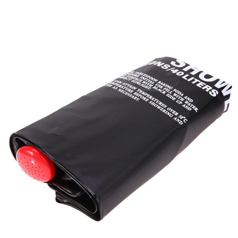 Портативний душ туристичний підвісний літній для кемпінгу і дачі на 40л з лійкою Camp Shower Black Портативний душ туристичний підвісний літній для кемпінгу і дачі на 40л з лійкою Camp Shower Black