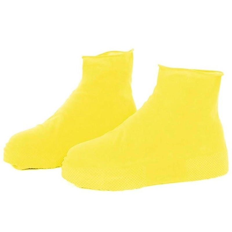 Силіконові чохли бахіли для взуття від дощу та бруду всесезонні розмір L 41-45 Yellow