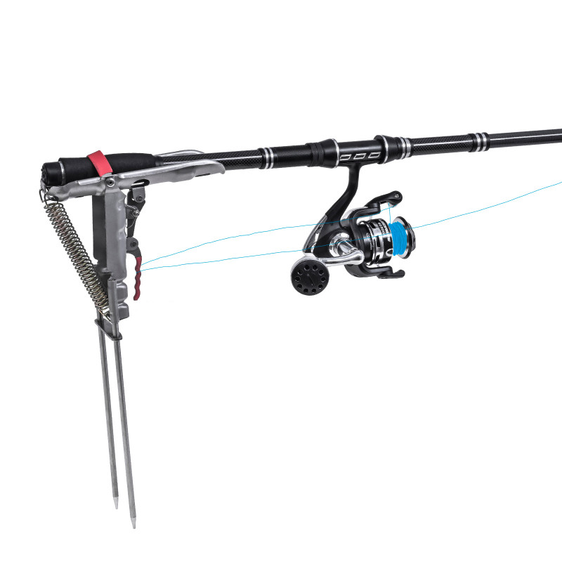 Автоматичний тримач для вудки самопідсікач підйомний кронштейн 47 см LEO 27475 Black