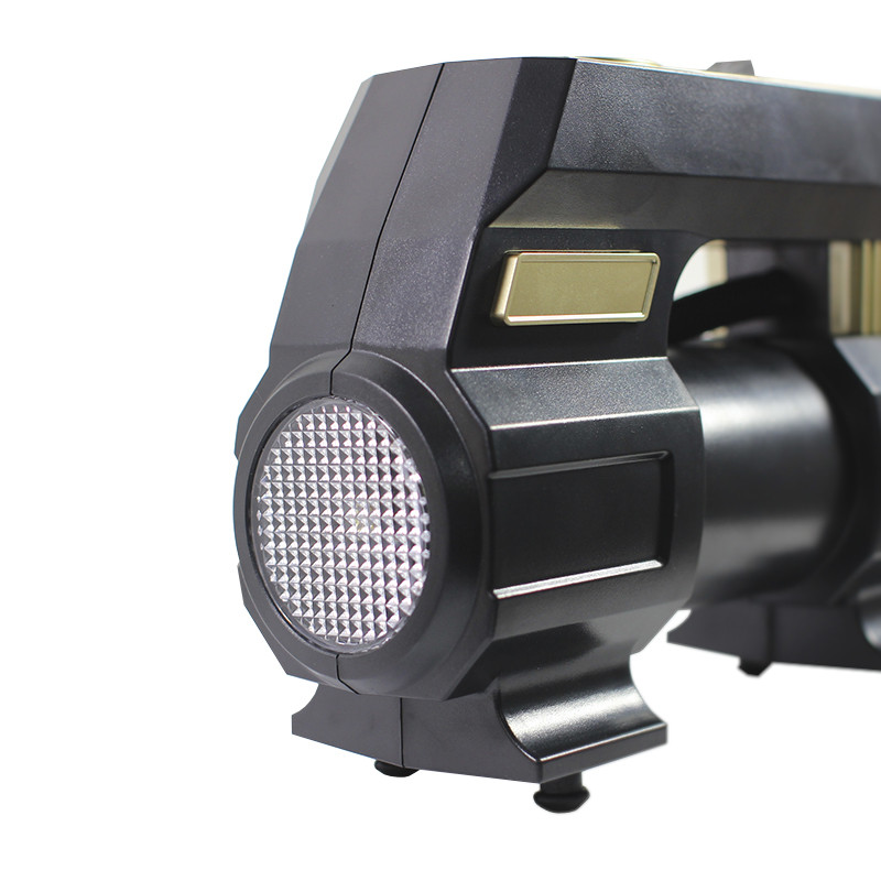 Набір для автомобіліста автомобільний компресор з дисплеєм та інструменти у пластиковому кейсі AIKESI LB-70SG Black