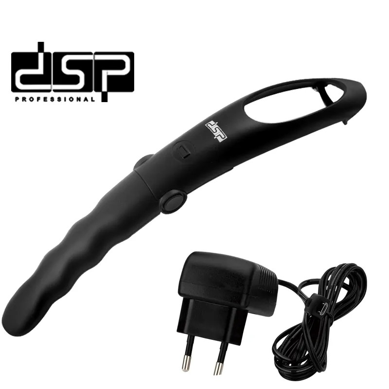 Електробритва - триммер для вологого та сухого гоління з 3 знімними насадками на підставці DSP 60050 IPX5 Black