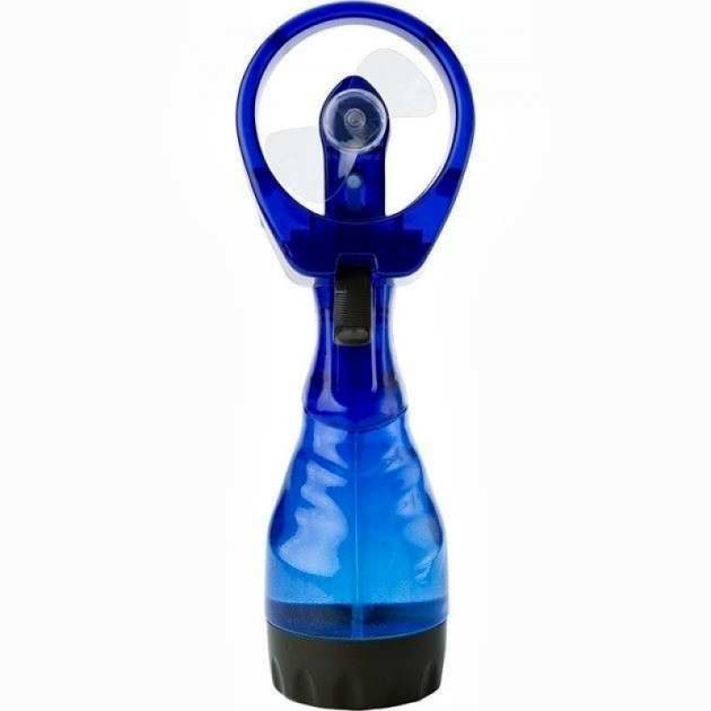 Ручний вентилятор з розпиленням води на батарейках Water Spray Fan 6412 портативний зволожувач (кондиціонер)