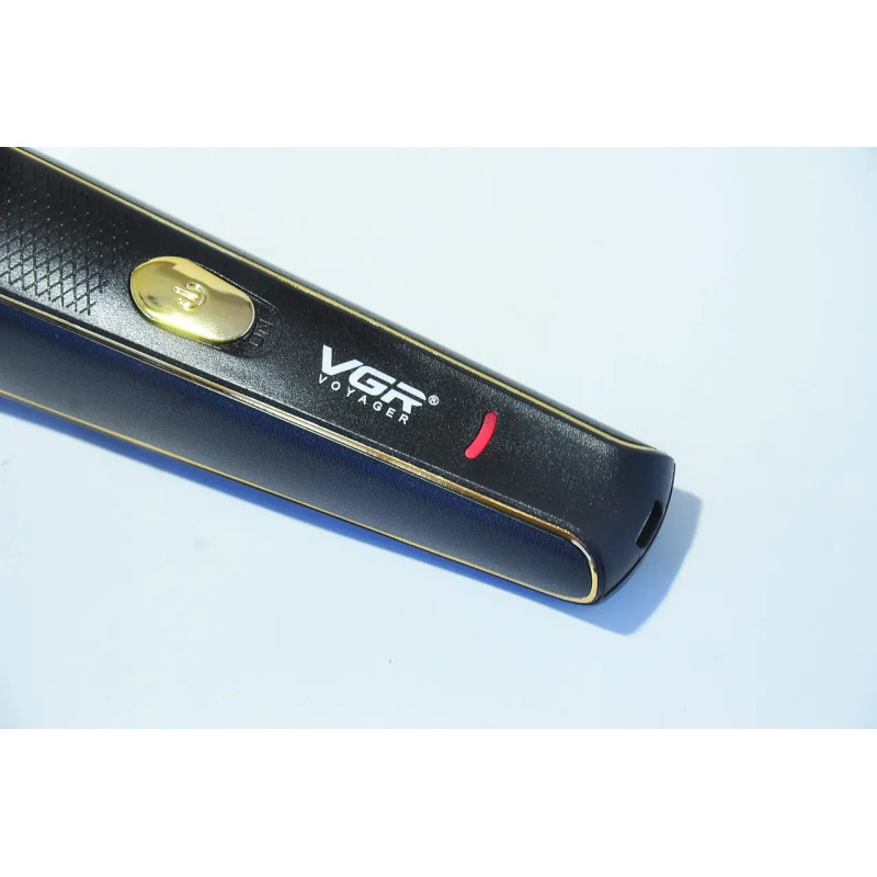 Бездротова машинка триммер для стрижки волосся та бороди акумуляторний з насадками VGR V-021 Black Бездротова машинка триммер для стрижки волосся та бороди акумуляторний з насадками VGR V-021 Black