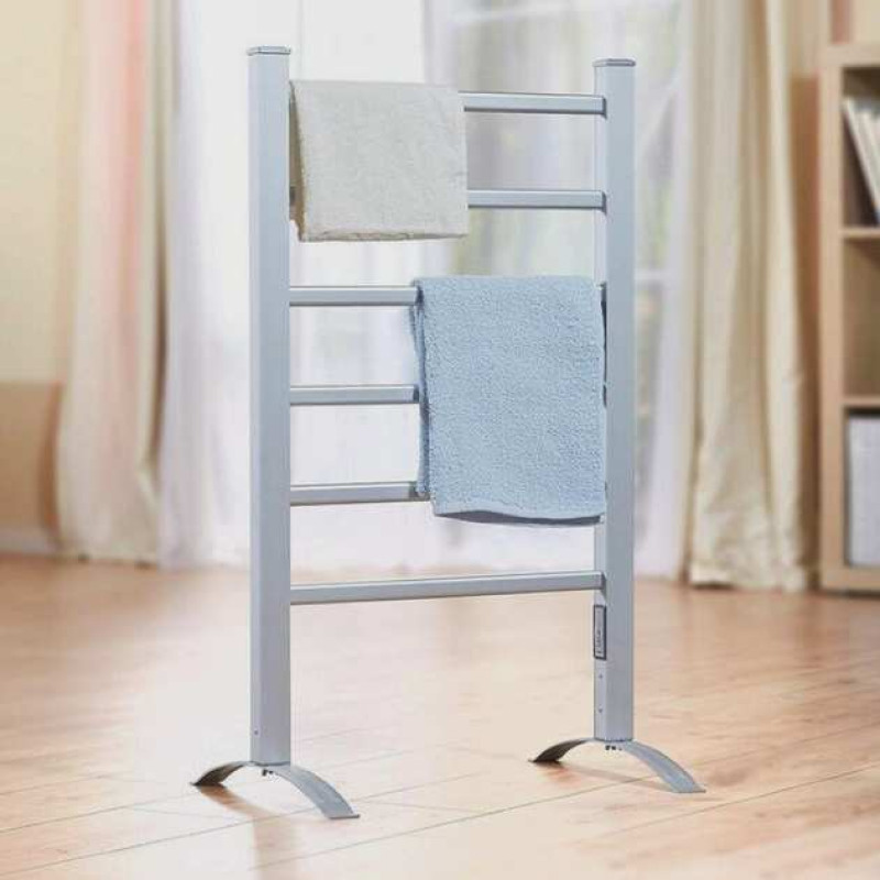 Електрична підлогова сушарка для білизни та рушників 90W 6 секцій Besser Gray