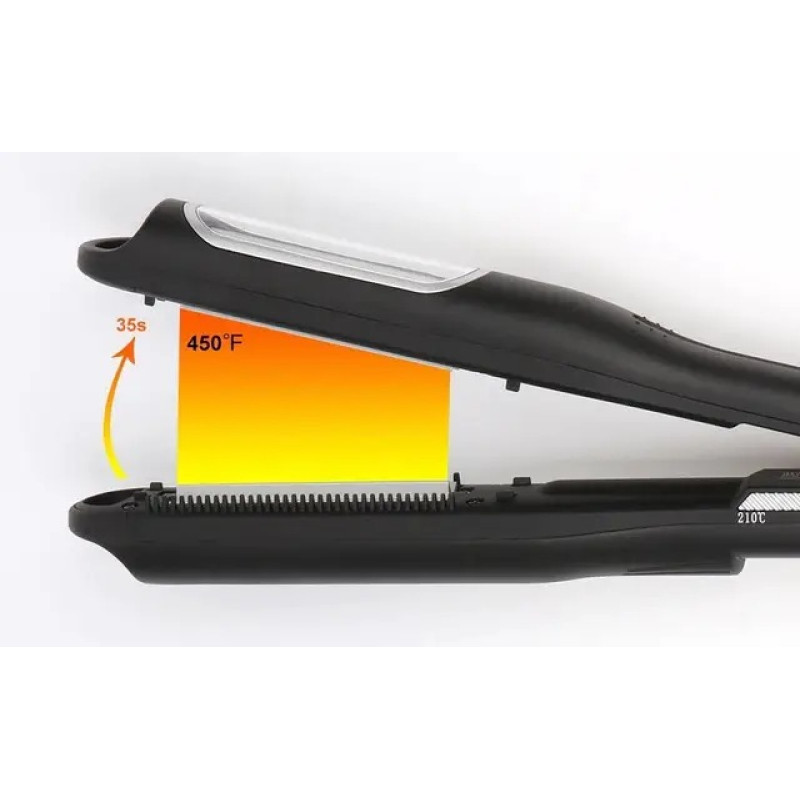 Плойка-автогофре з керамічним покриттям Hair Iron Automatic Crimping XR-8808 Чорний