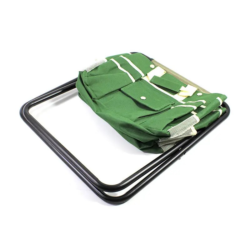 Набір садовий з 8 предметів та складаний стілець Lesko CG-6102 Black/Yellow/Green