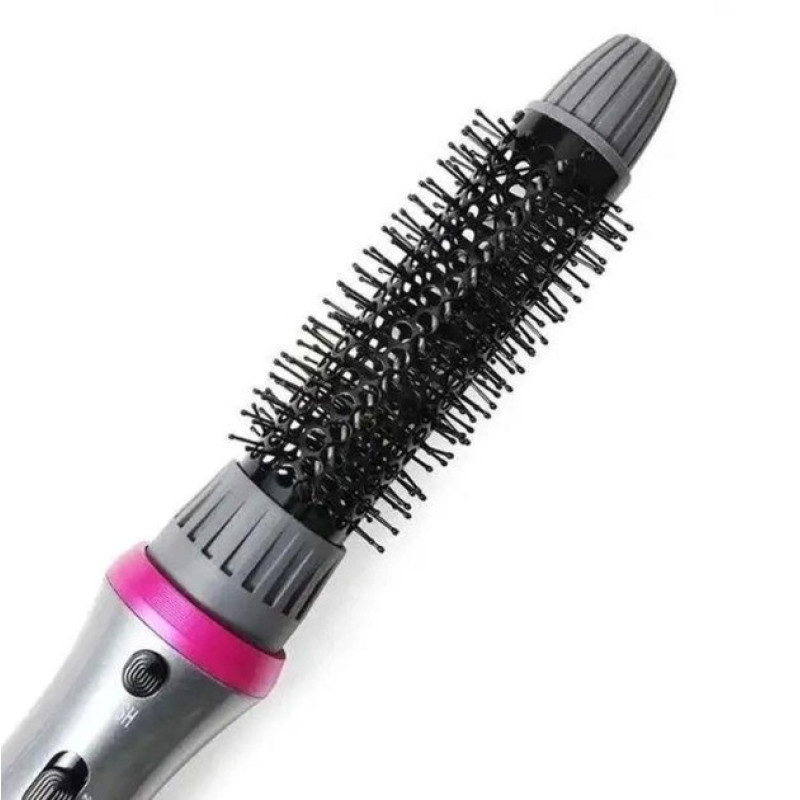 Фен стайлер 4в1 для укладання та завивки волосся багатофункціональний з насадками 700Вт VGR V-408 Grey