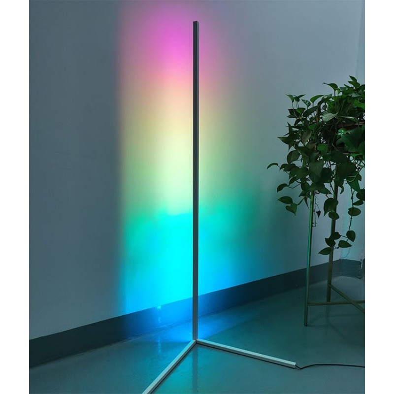 Лампа підлогова кутова світлодіодна 1.4 m для спальні HA-10 RGB