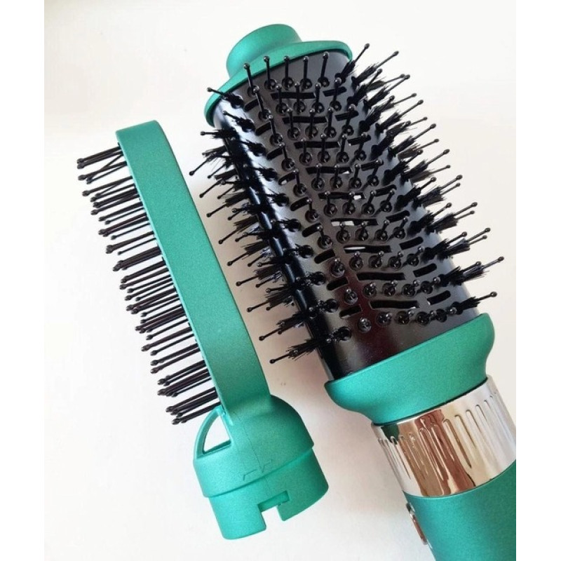 Фен стайлер 4в1 багатофункціональний для укладання та завивки волосся з насадками 1000Вт VGR V-493 Green