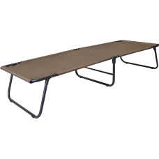 Розкладачка ліжко Just Sleep D25 з каркасом зі сталі до 120кг 37х68х200см Vitan (Brown)