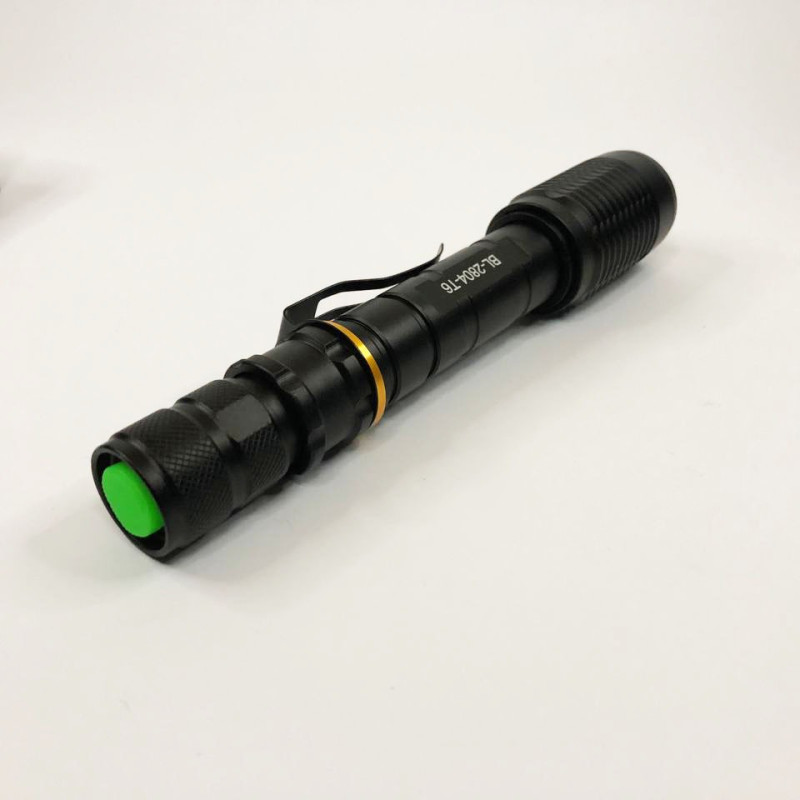 Світлодіодний ліхтарик 5 режимів роботи 1000 люмен Bailong Police BL-2804-T6 Black