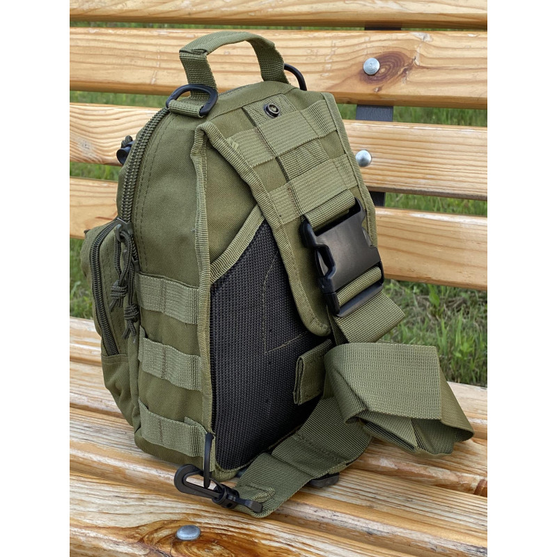 Тактичний рюкзак Tactic Backpack сумка на плече 10л 28х10х20 см (Olive)