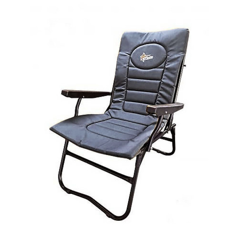 Крісло туристичне розкладне з м'яким наповненням Easy Camping для риболовлі та кемпінгу EC-1488