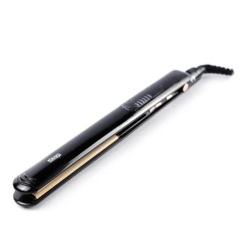 Випрямляч для волосся з керамічним покриттям плойка з дисплеєм DSP 10099 42Вт Black