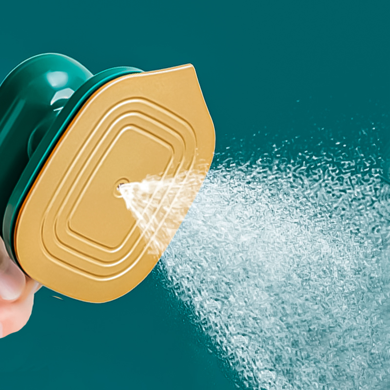 Портативна парова праска ручна відпарювач 0.06л 30Вт Lesko Steam Iron C020 Green