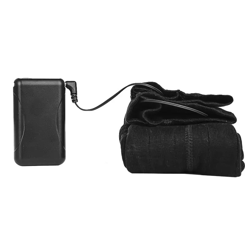 Надтеплі шкарпетки з підігрівом 37 розмір унісекс з акумулятором Lesko YX807 Black