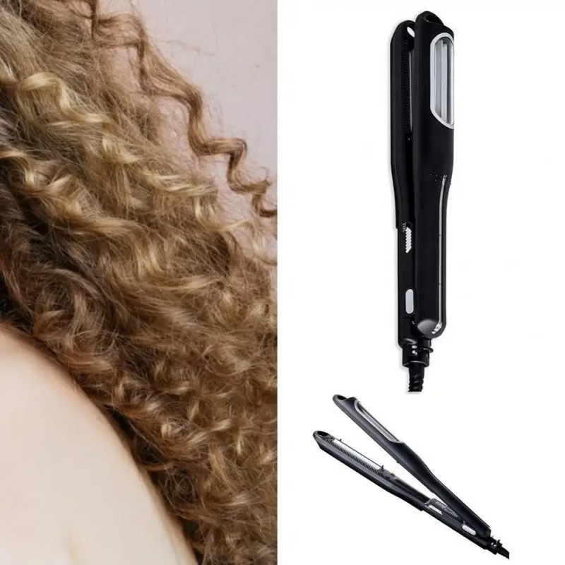 Плойка-автогофре з керамічним покриттям Hair Iron Automatic Crimping XR-8808 Чорний